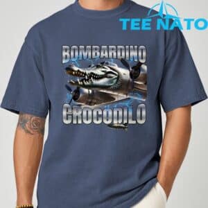 Italian Brainrot Bombardino Crocodilo T Shirt 1