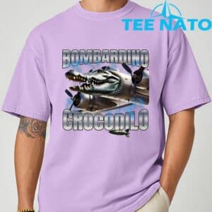 Italian Brainrot Bombardino Crocodilo T Shirt 2