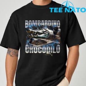 Italian Brainrot Bombardino Crocodilo T Shirt 5