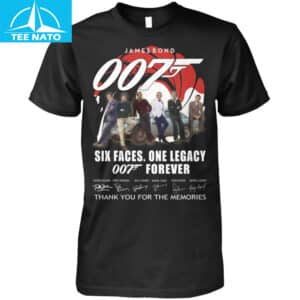 James Bond 007 Six Faces One Legacy Forever Shirt