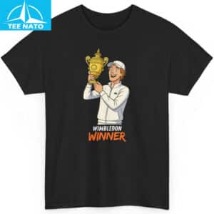 Jannik Sinner Wimbledon Winner Shirt