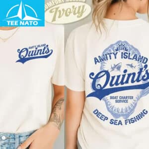 Jaws Quint's Deep Sea Fishing Shirt 12 Jaws Quints Deep Sea Fishing Shirt