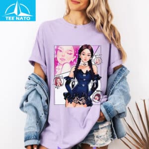 Jennie Comic Style Shirt4