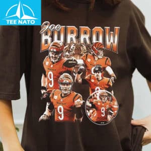 Joe Burrow Cincinnati Bengals Football Player Collage Shirt1