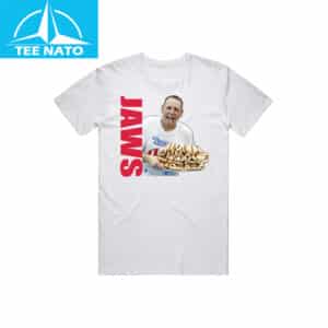 Joey Chestnut Nathans Hot Dog Eating Contest 4th Of July Jaws Retro Shirt 12 Joey Chestnut Nathans Hot Dog Eating Contest 4th Of July Jaws Retro Shirt