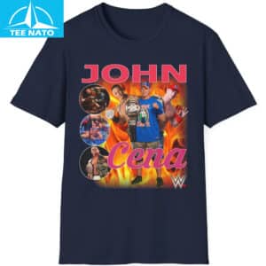 John Cena WWE Wrestler Photo Collage Graphic Shirt
