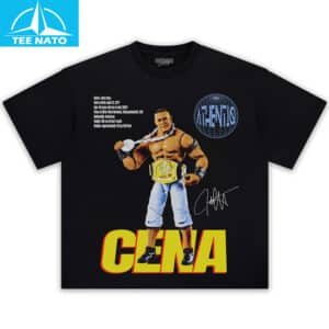 John Cena WWE Wrestling Action Figure Graphic Shirt