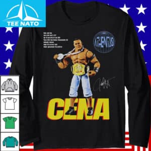 John Cena WWE Wrestling Action Figure Graphic Shirt2