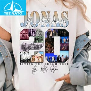Jonas Brothers 20 Living The Dream Tour Concert Shirt