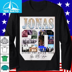 Jonas Brothers 20 Living The Dream Tour Concert Shirt2