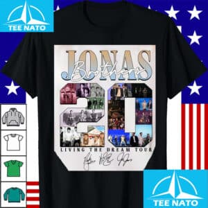 Jonas Brothers 20 Living The Dream Tour Concert Shirt3