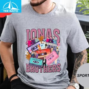 Jonas Brothers Floral Tape Shirt3