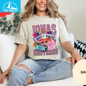 Jonas Brothers Floral Tape Shirt4