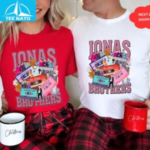 Jonas Brothers Floral Tape Shirt5