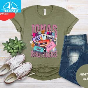 Jonas Brothers Floral Tape Shirt7