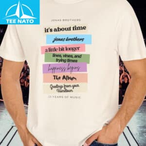 Jonas Brothers New Album 20 Years of Music Shirt