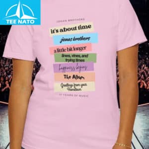 Jonas Brothers New Album 20 Years of Music Shirt2