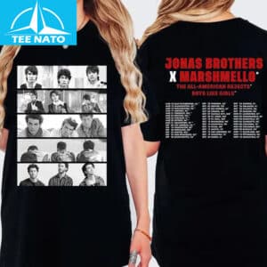 Jonas Brothers x Marshmello The American Reject Tour 2025 Shirt
