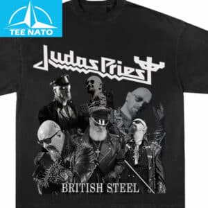Judas Priest British Steel Heavy Metal Band Shirt1