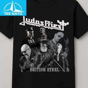 Judas Priest British Steel Heavy Metal Band Shirt2