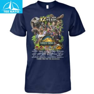 Jurassic World 32 Years 1993 2025 Anniversary Thank You For The Memories Shirt2
