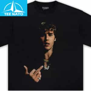 Justin Bieber Middle Finger Graphic Shirt