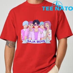 KPOP Demon Hunters Saja Boys T Shirt 8