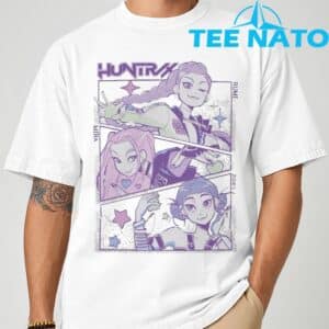 KPop Demon Hunters Huntrix Shirt Rumi Mira Zoey Huntrix Billboard Charts T Shirt 1