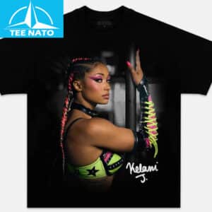 Kelani Jordan Neon Wrestling Attire Shirt