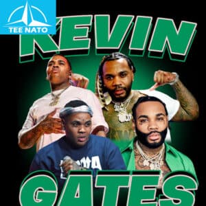 Kevin Gates Rapper Photo Collage Graphic Shirt