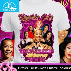 Keyshia Cole The Way It Is 20th Anniversary Tour Shirt