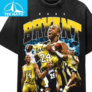 Kobe Bryant Los Angeles Lakers Basketball Vintage Style Shirt1