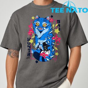 Kpop Demon Saja Huntrix Blue Tiger And Bird T Shirt 7