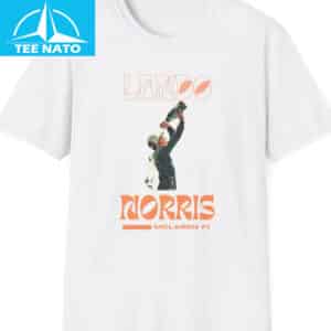 Lando Norris F1 Formula One Racing McLaren Retro Shirt 12 Lando Norris F1 Formula One Racing McLaren Retro Shirt