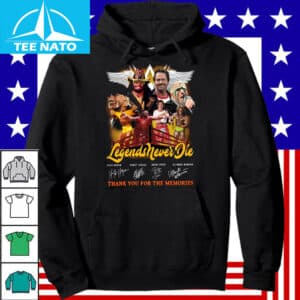 Legends Never Die Wrestling Superstars Thank You For The Memories Shirt3