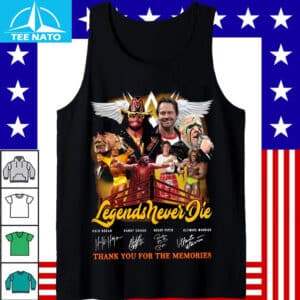 Legends Never Die Wrestling Superstars Thank You For The Memories Shirt4