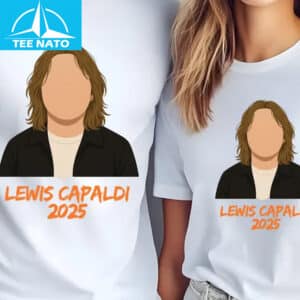Lewis Capaldi 2025 Tour Shirt
