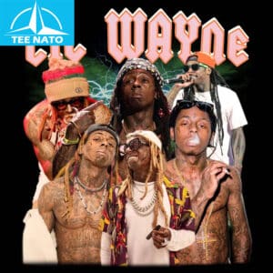 Lil Wayne Rapper Hip Hop Music Collage Shirt