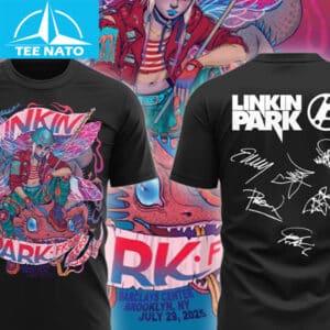 Linkin Park From Zero World Tour Band Signatures Shirt
