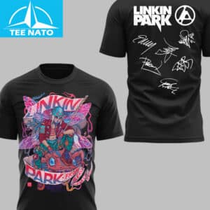 Linkin Park From Zero World Tour Band Signatures Shirt1