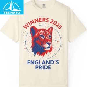 Lionesses 2025 Winners Englands Pride Shirt1