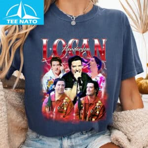 Logan Henderson Big Time Rush Vintage Style Singer Shirt
