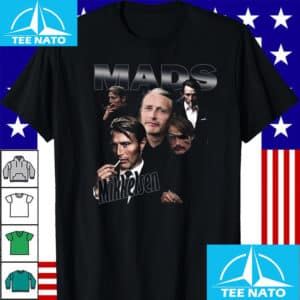 Mads Mikkelsen Actor Movie TV Show Collage Shirt