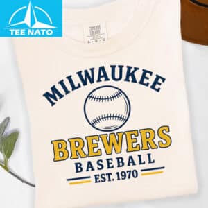 Milwaukee Brewers Baseball Est 1970 Fan Shirt