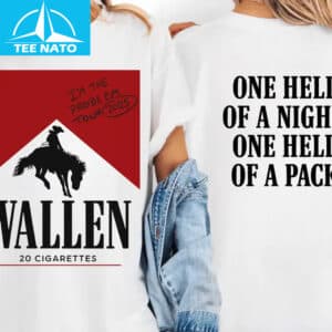 Morgan Wallen 20 Cigarette's Shirt 12 Morgan Wallen 20 Cigarettes Shirt
