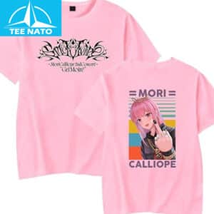 Mori Calliope Cartoon Shirt 12 Mori Calliope Cartoon Shirt