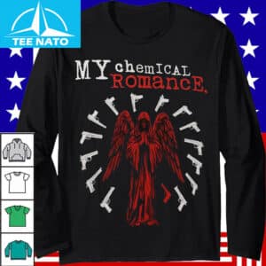 My Chemical Romance Red Angel Emo Punk Shirt 2