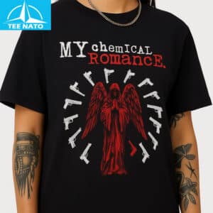 My Chemical Romance Red Angel Emo Punk Shirt