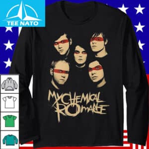My Chemical Romance Red Eye Mask Fan Art Shirt2