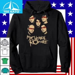 My Chemical Romance Red Eye Mask Fan Art Shirt3